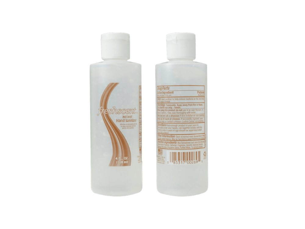 FreshScent Hand Sanitizer 4oz – 60ct